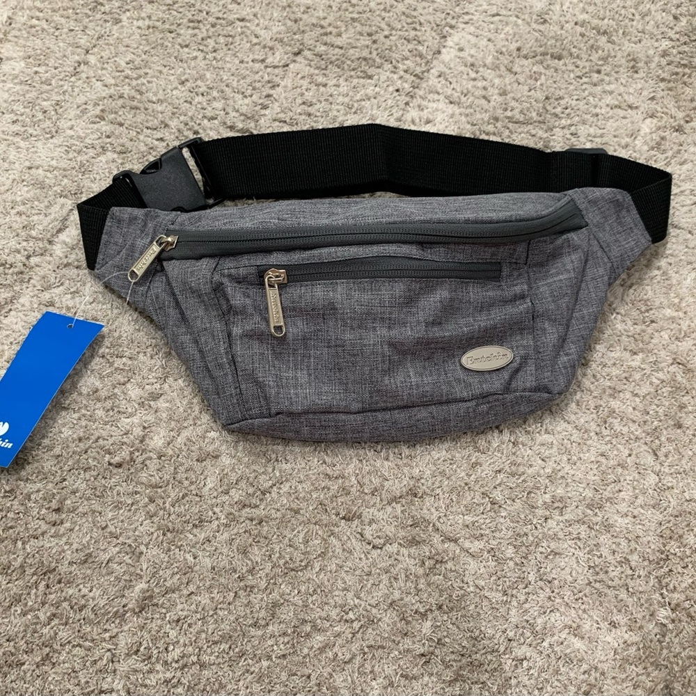 NWT - Gray Crossbody Bag by Entchin